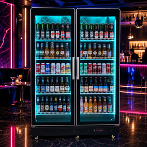Vitrine réfrigérée encastrable mécanique pour cave à vin, bar, présentoir vertical de boissons, vitrine de magasin, vente au détail - Product Image 1