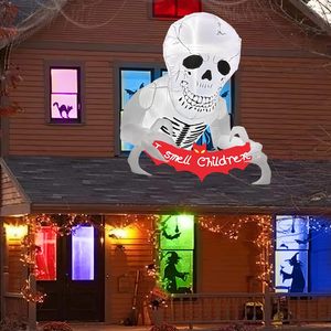 Effrayant <span class=keywords><strong>Halloween</strong></span> <span class=keywords><strong>squelette</strong></span> s'est cassé de la fenêtre <span class=keywords><strong>Halloween</strong></span> décoration gonflable accessoires de cour extérieure pour les fournitures de fête - Product Image 2
