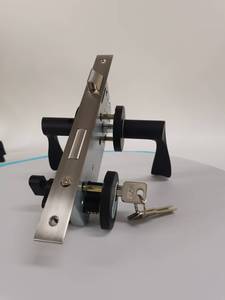 Trong nhà bằng gỗ hợp kim nhôm cửa xử lý khóa thiết lập an toàn phòng khóa cửa - Product Image 2