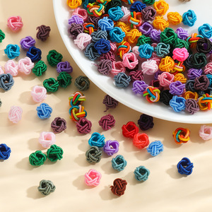 Chinese Knot Accessory Mesh Clasp Pineapple Knot Coil Material <b>Kit</b> For Bracelet Making Polyester Nylon Hand <b>Knitting</b> Mixed - Product Image 4