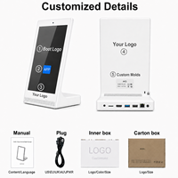 Kiosque de commande automatique pour restaurant, tablette Android 10,1 pouces en forme de L, vertical, pour menu numérique et commande par code QR