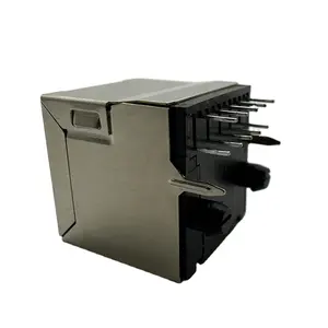 母10P10C 52系列屏蔽印刷电路板模块化插孔印刷电路板5e类以太网rj45连接器