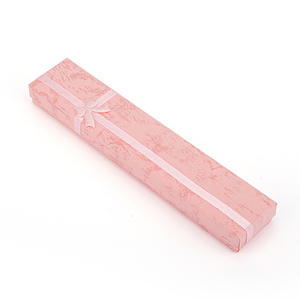 ロングジュエリーネックレスブレスレットボックス収納容器ジュエリーボックス包装ビジネス用バウノットギフトディスプレイケース - Product Image 6