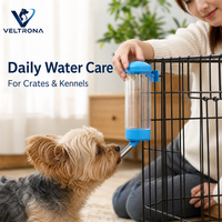 Distributeur d'eau suspendu pour animaux de compagnie, bouteille à gravité pour chien et chat, fixation sur cage, recharge automatique, sans BPA, vente en gros