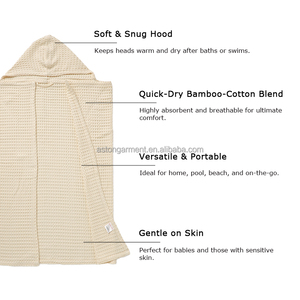 <span class=keywords><strong>Peignoir</strong></span> pour enfant en bambou écologique super doux, couverture en nid d'abeille pour bébé pour un usage domestique - Product Image 3