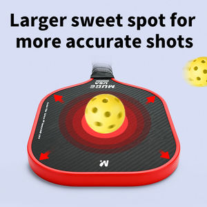 Paleta de defensa de ataque de fibra de carbono 3K, las mejores raquetas de Pickleball, parachoques portátil de alta calidad de 16mm, entrenamiento ofensivo defensivo - Product Image 4