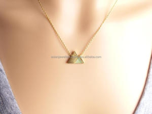 Collier en argent sterling 925, pierre précieuse de quartz rose, or de montagne, vermeil, finition mate - Product Image 4
