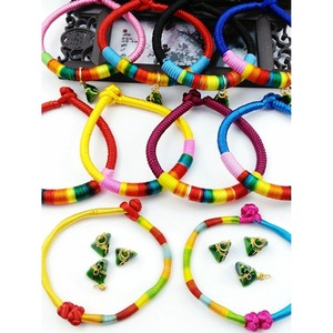 Colorful Thick Bracelet Dragon Pattern Hand-knitted DIY Jewelry for Adults and Children - Product Image 1