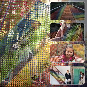 Aangepaste Regenboog Indoor Speeltuin Klimtouw <span class=keywords><strong>Net</strong></span> Voor Kinderen Aanpasbare Indoor Activiteit Met Duurzame Baan - Product Image 5