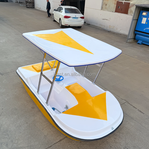 Pedalò a Forma di Cigno Giallo a 2 Posti per Parchi Divertimento, Imbarcazione da Diporto per Gite Turistiche in Vendita - Product Image 3