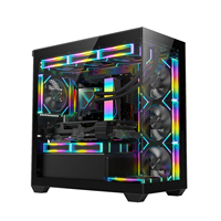 AntarcChill ATX Table Desktop CPU PC Cabinet Super High Airflow Gaming Case Tempered Glass Good Quality Computer Accessories
