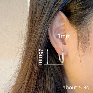 Pendientes de Aro en Forma de C para Mujer, Diseño en Espiral, Accesorios para la Oreja de Uso Diario - Product Image 3
