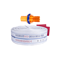 Tuyau d'incendie léger Volla avec doublure en PU, gaine en polyester, pour évacuation d'eau, extinction d'incendie et irrigation de jardin, 20m, 2.5MPa, Classe