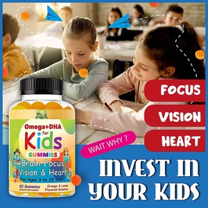 Gomitas de DHA 100% Puras, Marca Privada, Envío Directo, Gomitas de <span class=keywords><strong>Omega</strong></span> <span class=keywords><strong>3</strong></span> 6 9, Ositos de Goma Saludables <span class=keywords><strong>con</strong></span> DHA <span class=keywords><strong>para</strong></span> Niños - Product Image 3