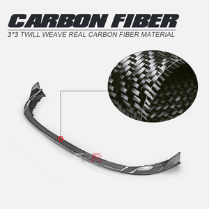 Adecuado para Fiat 500 Abarth Series 3 EPA Tipo 1 labio delantero Fibra de carbono de alta calidad - Product Image 4