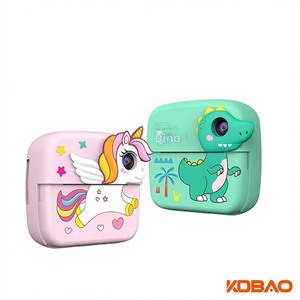 Nouvel appareil photo instantané thermique pour enfants, double caméra, thème licorne, mignon, haute définition, pour l'international - Product Image 1