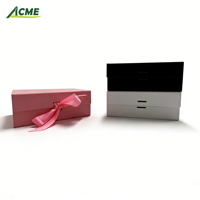 Boîte cadeau pliante en papier avec impression personnalisée en gros, matériaux recyclés, impression UV, fermeture magnétique