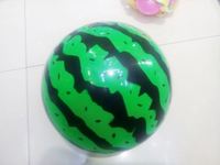Balles de jeu pour piscine et plage, jouets d'été pour enfants, boule de plage gonflable, pastèque, 22cm
