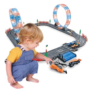 Nueva longitud 560M 1:43 Light-Up Track Toys Rc Racing Car 2-Player Slot Toy Rail Car El mejor regalo para niños Rc Toy - Product Image 2