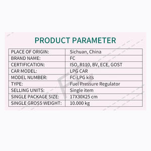 Kits GPL complets FC 5th Direct pour voitures 8 cylindres, système séquentiel, voitures à gaz GPL, kit de conversion double carburant <span class=keywords><strong>essence</strong></span>/GPL EFI - Product Image 2