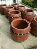 Moules en plastique ABS pour jardinières rondes en béton ou en bois