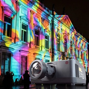 Projecteur laser 3LCD 20000 lumens <span class=keywords><strong>pour</strong></span> grandes salles, projecteur vidéo 3D intégré <span class=keywords><strong>pour</strong></span> la cartographie extérieure à grande échelle, prise en charge WUXGA 4K - Product Image 1