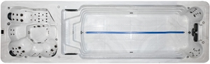 Buiten <span class=keywords><strong>Spa</strong></span> Zwembad Met Dubbele Zones En Aparte Systemen 6M Multifunctionele Massage En Training Zwembad Luxe Zwemspa Voor 6 Personen - Product Image 3