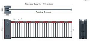 Barrière de contrôle d'accès pour véhicules sur mesure, robuste, pour les entrées d'usine. - Product Image 4