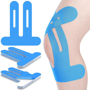 10PCS Cinta de kinesiología para rodillas, impermeable y elástica, cinta de <span class=keywords><strong>rodilla</strong></span> transpirable, cinta atlética que brinda soporte y estabilidad para correr - Product Image 1