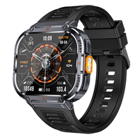 Montre connectée NX23 pour hommes, en promotion directe usine, appels Bluetooth, lampe de poche intégrée, étanche IP68, suivi sportif et de fitness