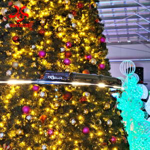 Arbre <span class=keywords><strong>de</strong></span> <span class=keywords><strong>Noël</strong></span> Artificiel Géant Personnalisable avec Circuit <span class=keywords><strong>de</strong></span> <span class=keywords><strong>Train</strong></span> <span class=keywords><strong>Électrique</strong></span> Intégré – Projet Décoratif Professionnel d'Usine avec 19 Ans d'Expérience - Product Image 1