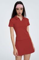 Vêtements de tennis, vêtements de sport, t-shirt, polo de golf pour femmes et ensemble jupe de tennis avec short et poche