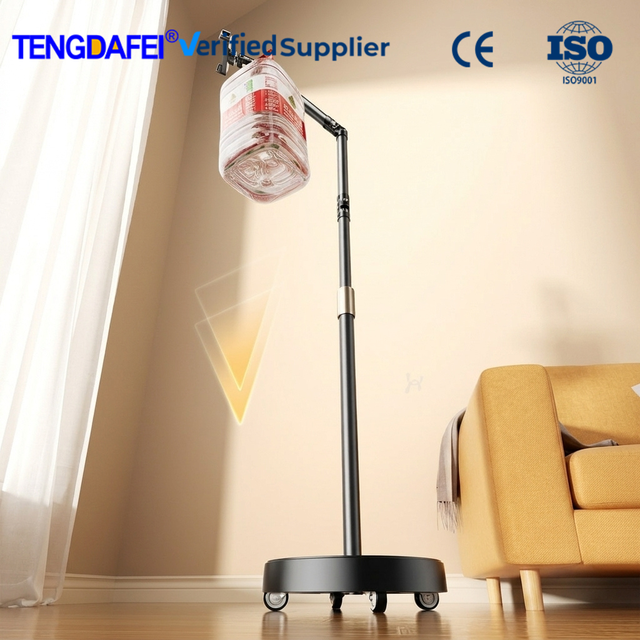 Rolling Magnetic Floor Stand, Height Adjustable Phone Holder for Live Streaming & Recording
