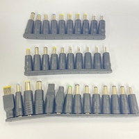 Adaptateur multifonctionnel pour ordinateur portable Convertisseur DC 8 pcs/set Universal DC Power Supply Plugs Converter Connector DC 5521 Adapter