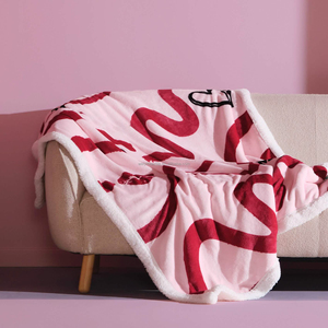 <span class=keywords><strong>Couverture</strong></span> en polaire <span class=keywords><strong>Minky</strong></span> de flanelle de conception d'impression personnalisée épaisse et chaude de l'usine OEM <span class=keywords><strong>Couverture</strong></span> Sherpa <span class=keywords><strong>rose</strong></span> d'amour de sublimation avec logo - Product Image 2