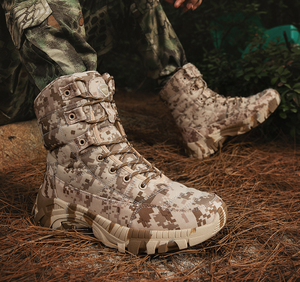 Bottes de chasse en toile camouflage DF 1607 AS33, légères et respirantes - Product Image 5