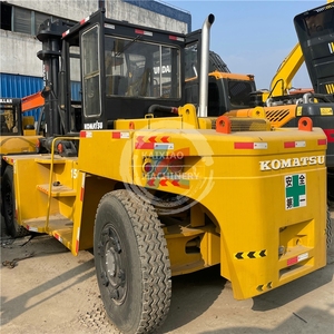 Montacargas Komatsu FD150 Usado a Gran Escala, 15 Toneladas, Fabricado en Japón, Estructura de Puente de Tres Secciones, 4 Metros de Altura, Importación de Alta Calidad - Product Image 6