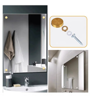 Capuchon de couverture d'entretoise de tête de vis de meubles décoratifs en métal spécial 16mm 19mm 22mm 25mm système de mesure métrique de diamètre plat