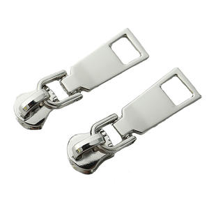 Hengda Fabriek Op Maat Gemaakte Hoge Kwaliteit Zinklegering 2-koppige Rits Dubbele Rits Schuif voor Trolleytas Ritsentrekkers - Product Image 2