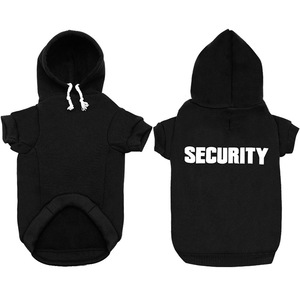 Toptan güzel pet köpek siyah gri giyim hoodie - Product Image 3