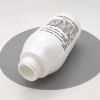 Bouteille de gel douche cosmétique en plastique souple PP de 300 ml (10 oz) avec pompe pulvérisatrice pour shampoing et lotion