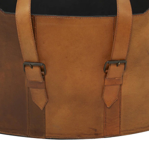 Organisation de rangement moderne de luxe haut de gamme pour magazine décoration de la maison <span class=keywords><strong>panier</strong></span> en cuir fait main pour porte-<span class=keywords><strong>panier</strong></span> à bois de chauffage - Product Image 3