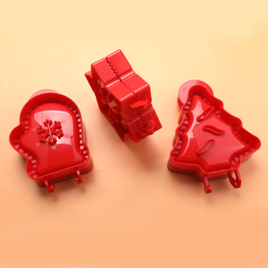 Cây Giáng Sinh Găng Tay Bông Tuyết Hình Không Dính 3D Mini Pie Khuôn Mẫu Thiết Lập Cho Kỳ Nghỉ Lễ hội Baking Công Cụ <span class=keywords><strong>Cookie</strong></span> <span class=keywords><strong>Cutter</strong></span> Khuôn - Product Image 4