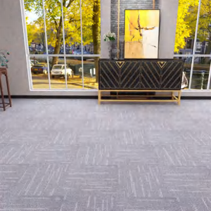 Dernières Tendances : Dalles de Moquette Commerciales Modernes en PP pour Bureaux – Carreaux de Sol Décoratifs Rectangulaires pour Immeubles de Bureaux - Product Image 4