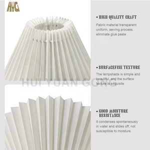 Semplice lampada da scrivania moderna e minimalista con paralume piatto in tessuto per interni accessori di illuminazione Stand Floor & Cover - Product Image 2