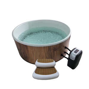 Piscine <span class=keywords><strong>SPA</strong></span> gonflable ronde à prix d'usine <span class=keywords><strong>pour</strong></span> l'extérieur avec <span class=keywords><strong>couverture</strong></span> <span class=keywords><strong>isolante</strong></span>, pompe et application <span class=keywords><strong>pour</strong></span> smartphone - Product Image 3