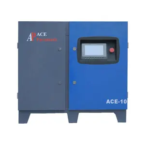 Aceair Industrial Air-compressor 8HP 10HP 7.5KW Combined Rotary Screw Air Compressor For Sandblasting