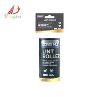 Travel Plastic Griff blätter Wieder verwendbare Aufkleber rolle Filz rolle Bürste Staub pf lücker Fussel Haar rolle