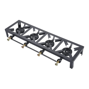 Estufa de hierro fundido de acero de ángulo caliente, estufa de <span class=keywords><strong>cocina</strong></span> de <span class=keywords><strong>Gas</strong></span> portátil extraíble Comercial de <span class=keywords><strong>4</strong></span> quemadores para acampar al aire libre, venta al por mayor - Product Image 3