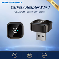 Adaptador Inalámbrico Carplay Sin Cables para iPhone y Android Auto Dongle para Autos G37 Apple con USB Tipo A USB-C